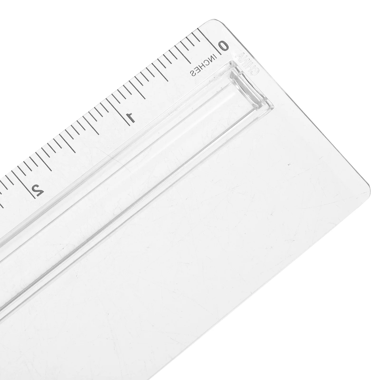 Measure Magnifying Glass Ruler Magnates Measuring Tool Office Transparent Straight