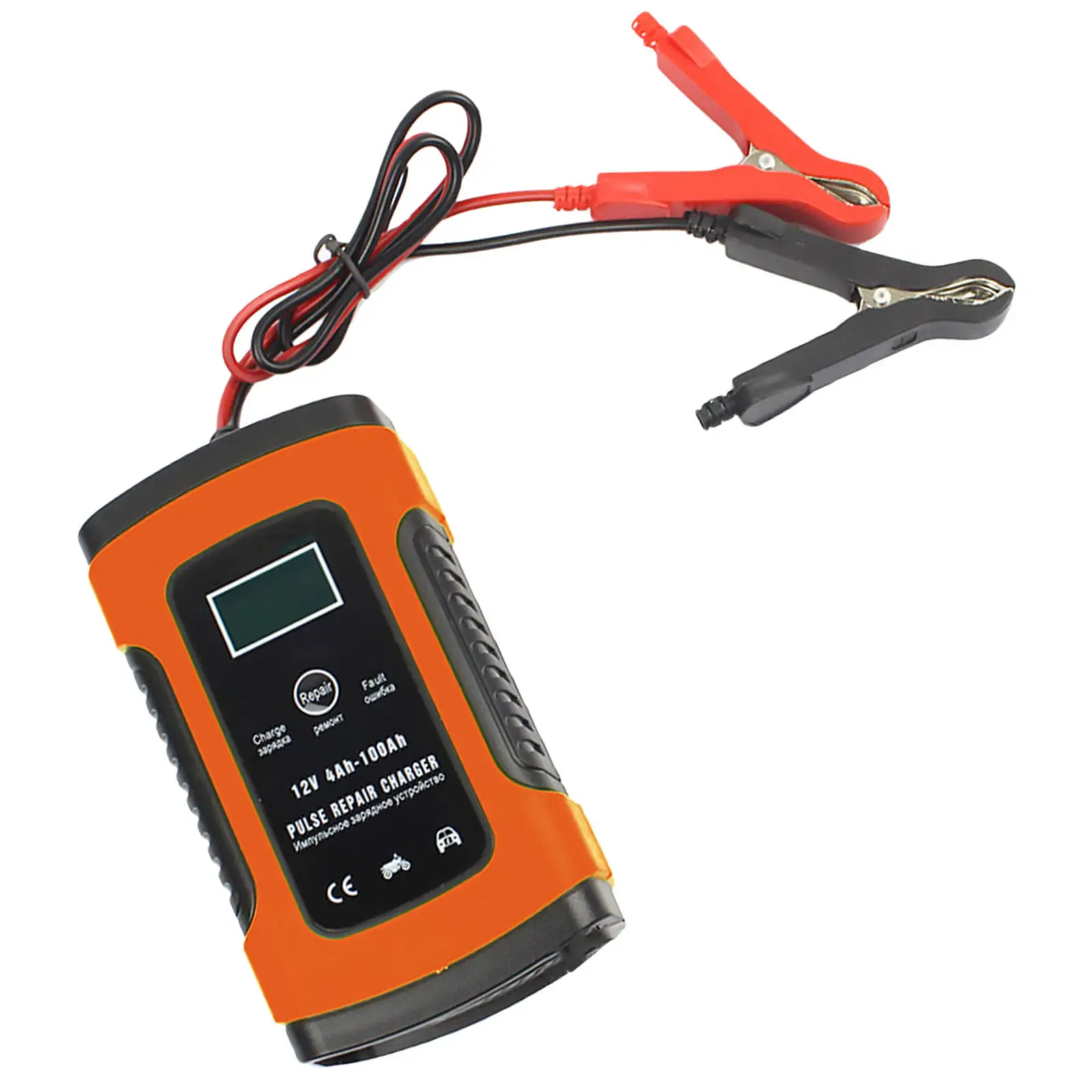 

1pc 12V 6A Battery Charger For Calcium Gel Agm Wet Batteries Smart Motorcycle Repair Workshop Charger Storage
