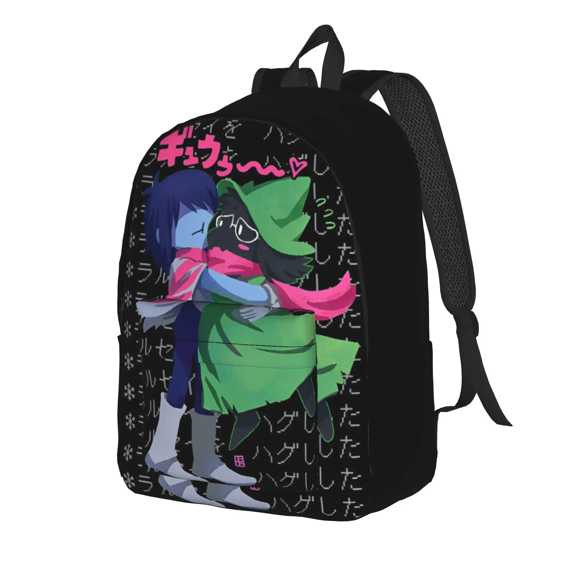 Deltarunes Gaming Backpack for Men Women Teenage High School Hiking Travel Daypack  Laptop Canvas Bags with Pocket