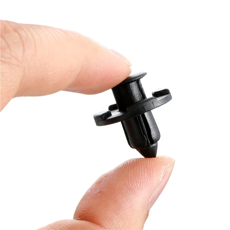 8mm Rivet Car Bumper Fender Push Type Fixed Clamp Mudguard Plastics Fastener Car Accessories For Ford Buick Opel Chevrolet