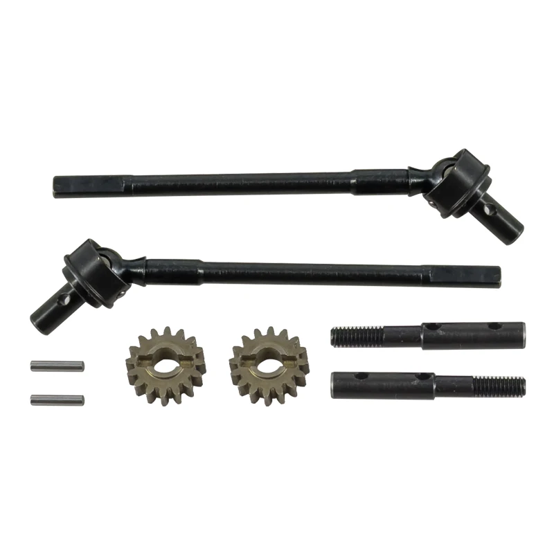 axial scx10 ii 2 upgrades Parts Metallic Front Rear Axle CVD Drive Shaft Portal Axles For 1/10 SCX10 I RC CAR Accessories