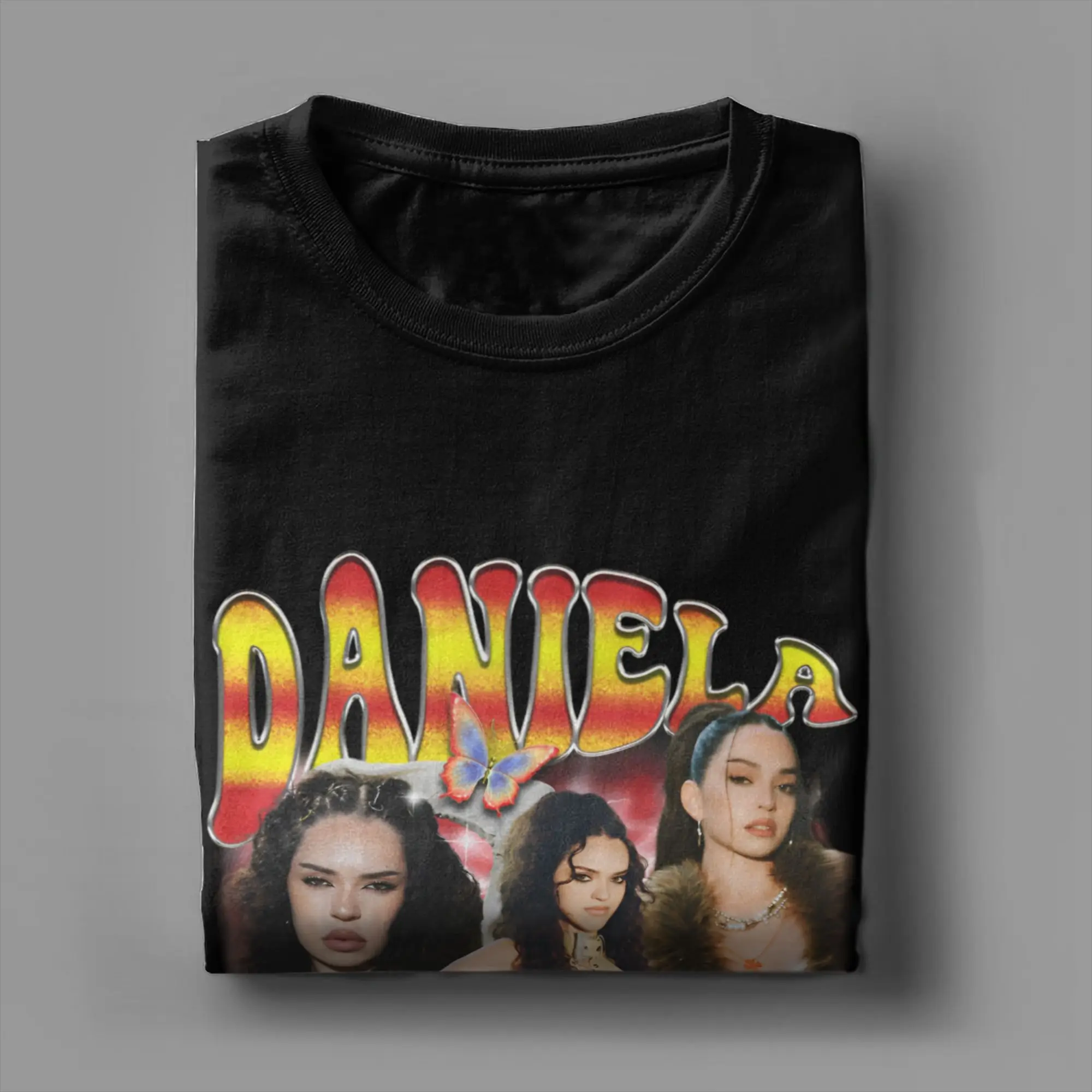 Daniela Katseyes Gnarly T-Shirts, 100 % Baumwolle, tolle T-Shirts, Rundhalsausschnitt, Soft is Strong Album Tees, kurzärmelige Kleidung, große Größe – Detail 2