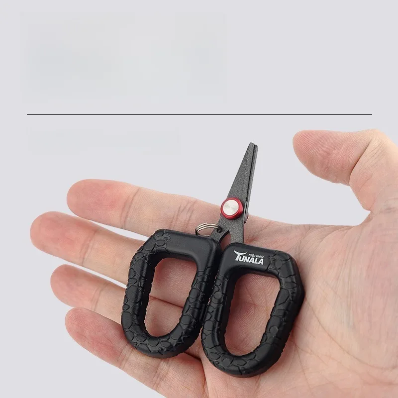 Portable Standing Fishing Line Scissors Luya Multifunctional Teflon Fishing Scissors Fishing Tackle Outdoor Fishing Tools