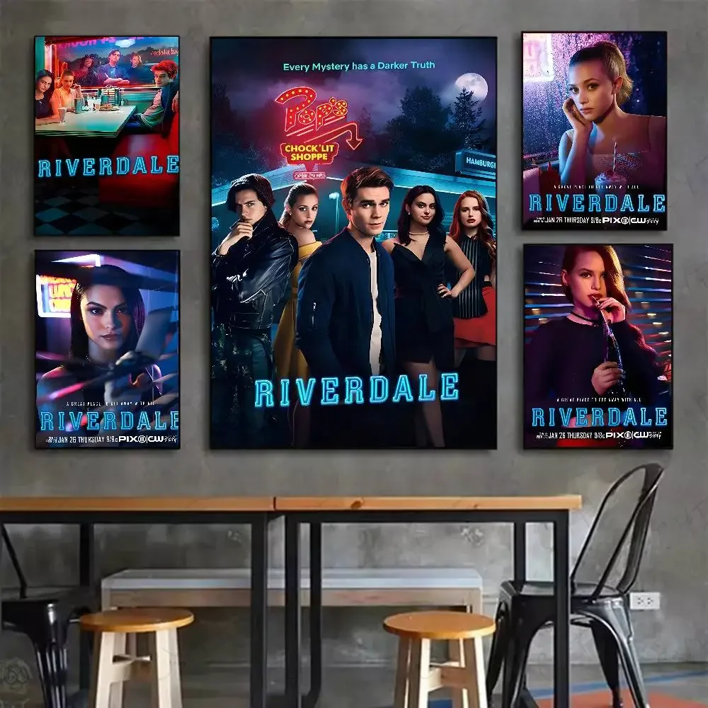 American Teen Suspense TV R-Riverdale Poster High Quality Wall Art for Home Office Bedroom Living Room Hallway Bar Perfect Gift