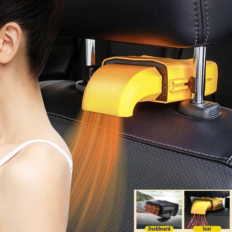 

150W Car Heater 12/24V Winter Defroster 2 Installation Methods Heating & Fan 3s Fast Warmer Auto Car Trucks Van RV Trailer Truck