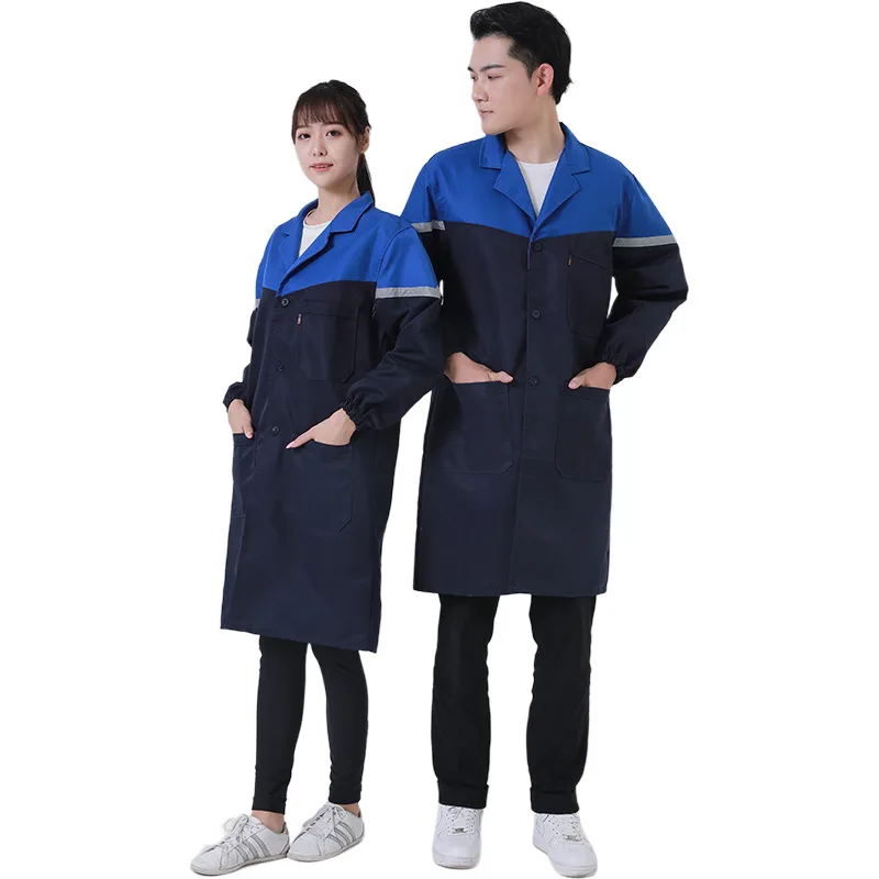 2024Labor Protection Work Clothes with Printable Logo Porter Coat Dustproof Loading and Unloading Clothing Labor Protection Coat