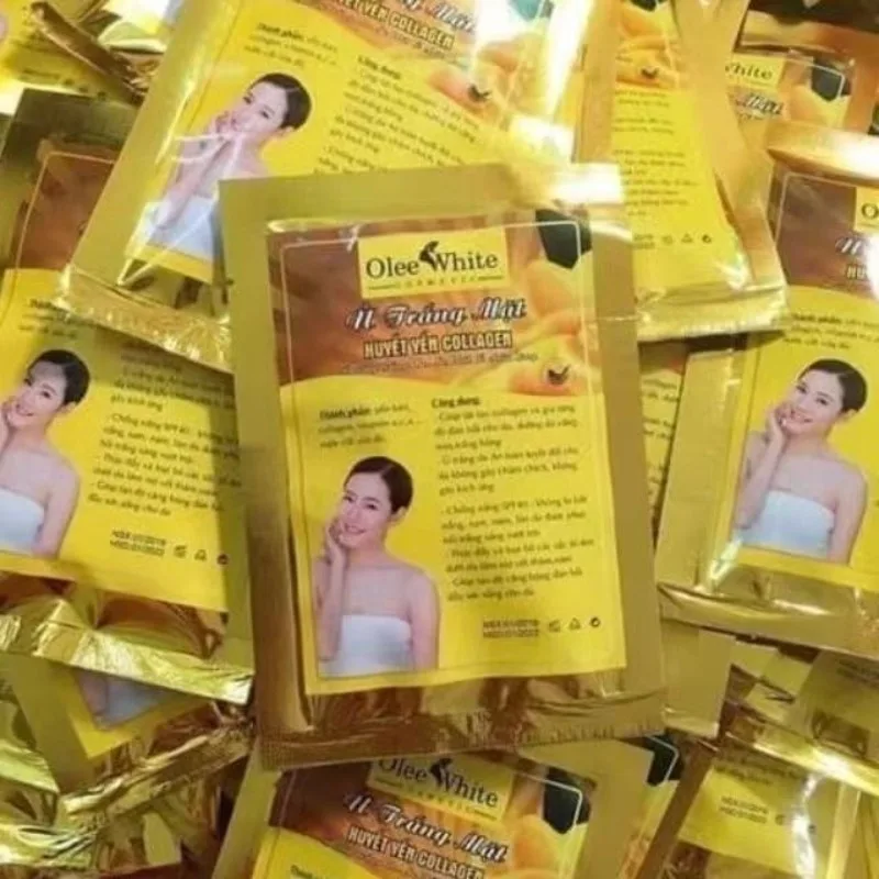 Vietnam Whitening Facial Mask Powder U Trang Da Mat Huyet Yen Collagen Olee White 1pc