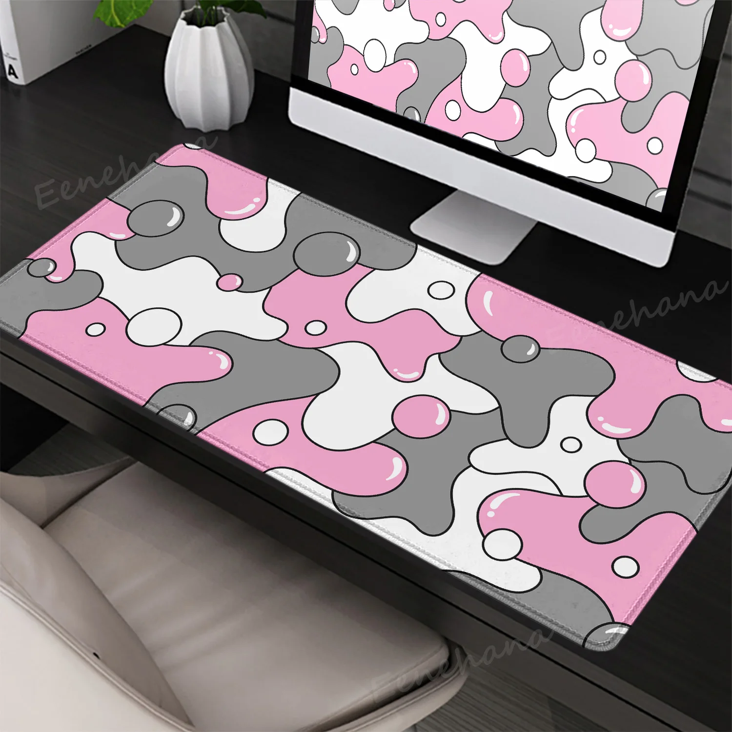 Mouse Pad Gamer Accessory Mause Carpet Table Mat keyboardpad Rubber Mice Pad Strata Liquid Spot Gaming Large Desk Pad Abstract