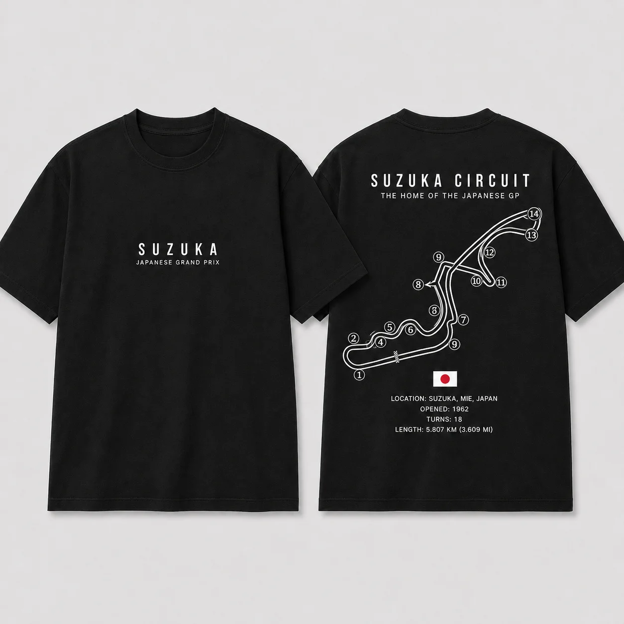 2026 new Nürburgring Printed Short-sleeved T-shirt Suitable for Car Racing Enthusiasts Men's Clothing Women's