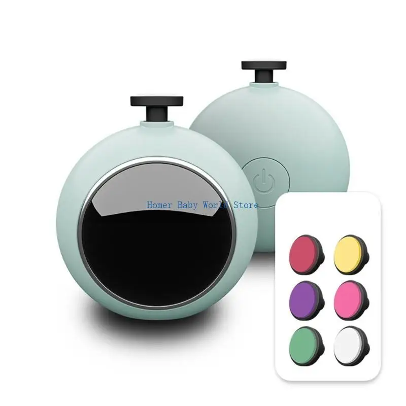 B2QD مبرد أظافر كهربائي لقص أظافر الأطفال منخفض الضوضاء لحديثي الولادة #3