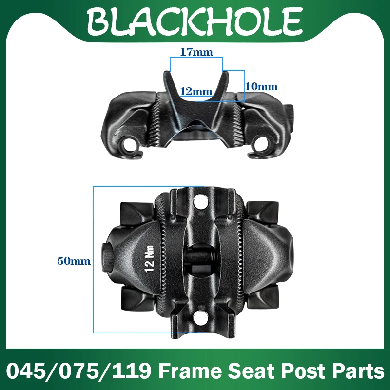 Bike Frame Seat Post Head Parts For Road-075,Track-045 and TT-119 Carbon Frame Model Seat Post Saddle Clamp Compatible 7*7/7*9mm