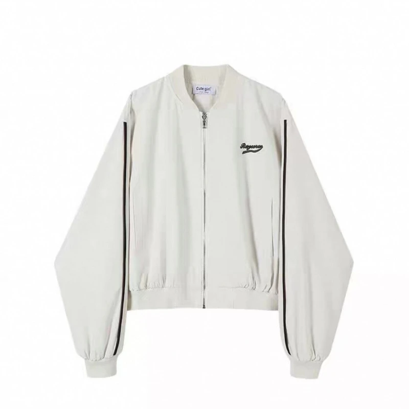 Giacca da baseball vintage vestibilità ampia da uomo primavera autunno 2025 Capispalla casual ed elegante