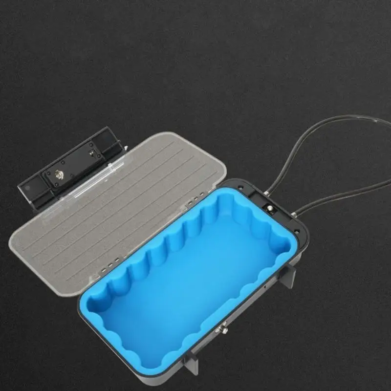 31BA Portable Storage Case for Beach Day Valuables, Combination Access ABS Shell Lock Box for Cash, Cards and Small Items for