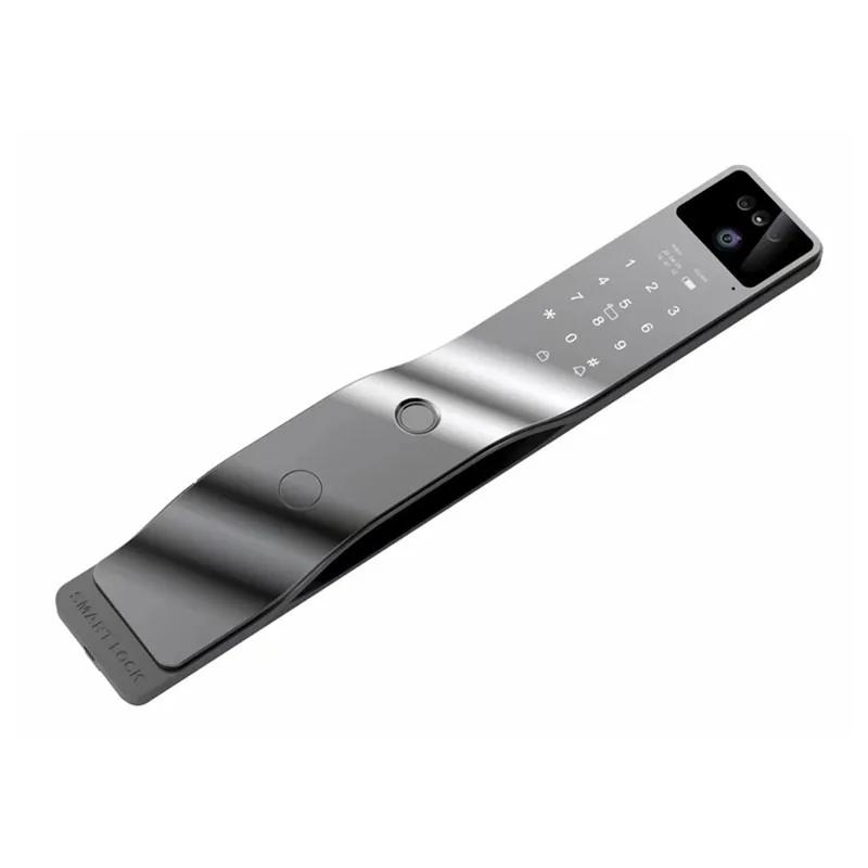 3D Face recognition fingerprint password door lock video intercom monitoring visual remote home smart door lock