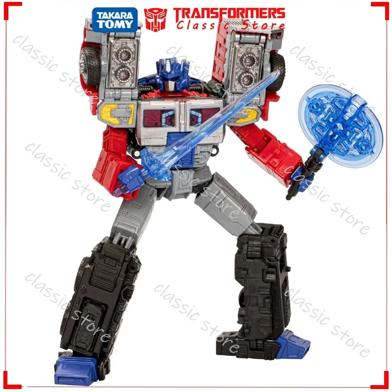 In Stock Classic Transformers Toys Legacy United Leader Class G2 Universe Laser Optimus Prime Cybertron Autobots Action Figures