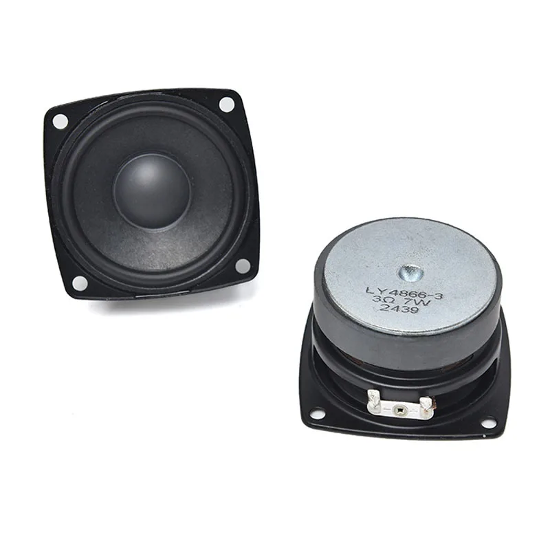 Tenghong 2pcs 2.25 Inch 57MM Portable Audio Speaker 3 Ohm 7W Full Range Music Stereo Loudspeaker For Home Theater Sound DIY