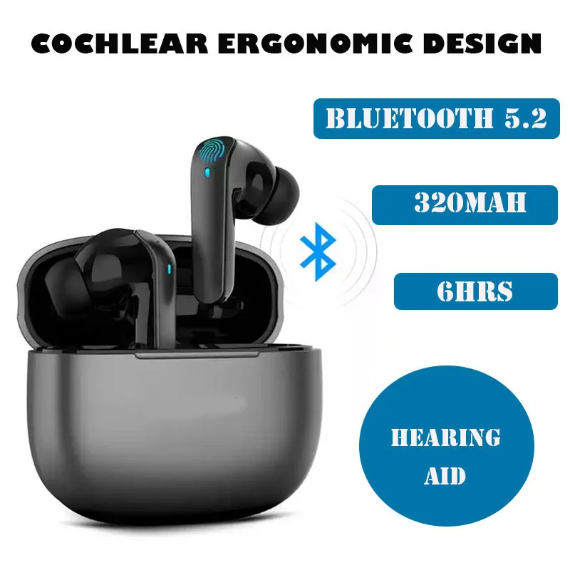 Digital Bluetooths  Hearing Aid For Seniors Mini ITC ITE Invisible Hear Deaf-aid Amplifier Bone Conduction Rechargeable Bte Aids