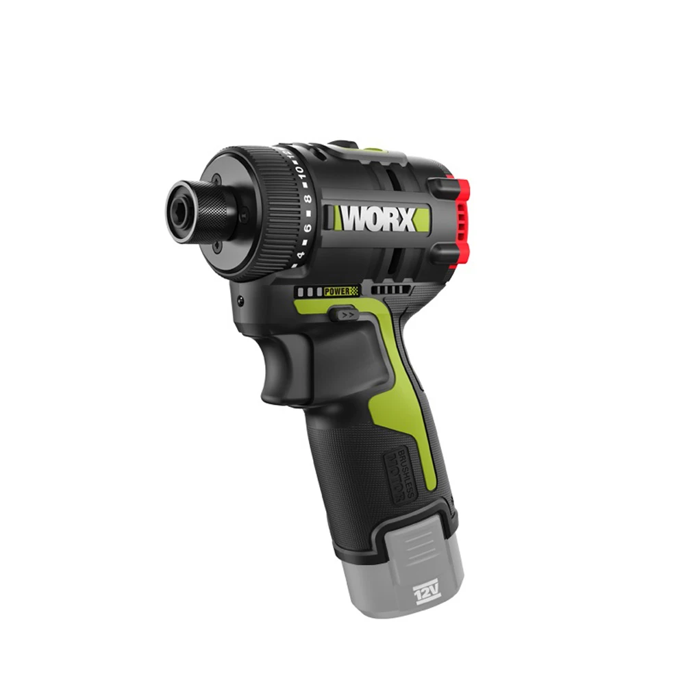 WORX WU129 Brushless Driver Electromechanical Drill 12V Lithium Battery Screwdriver Multifunctional Impact Screwdriver