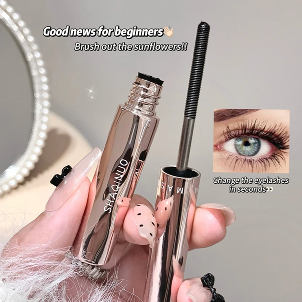Black & Brown Volumizing Mascara Waterproof Sweat-resistant Mascara Long-lasting Formula For Thick Lashes