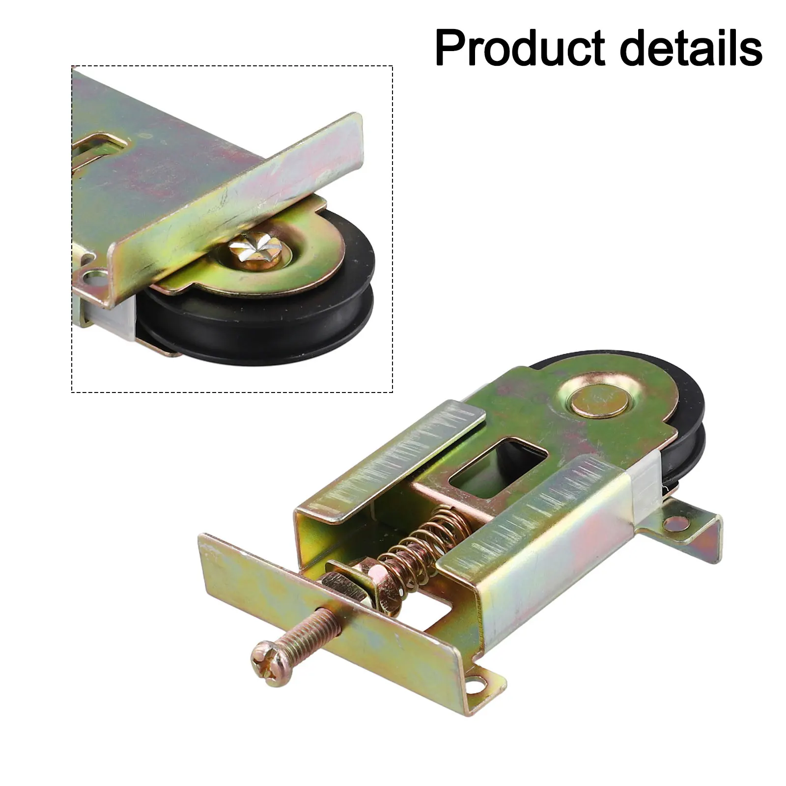 Rouleau de porte d'armoire, roue suspendue, quincaillerie de meubles, rouleau de porte coulissante, roues inférieures de garde-robe, accessoires de fente de piste