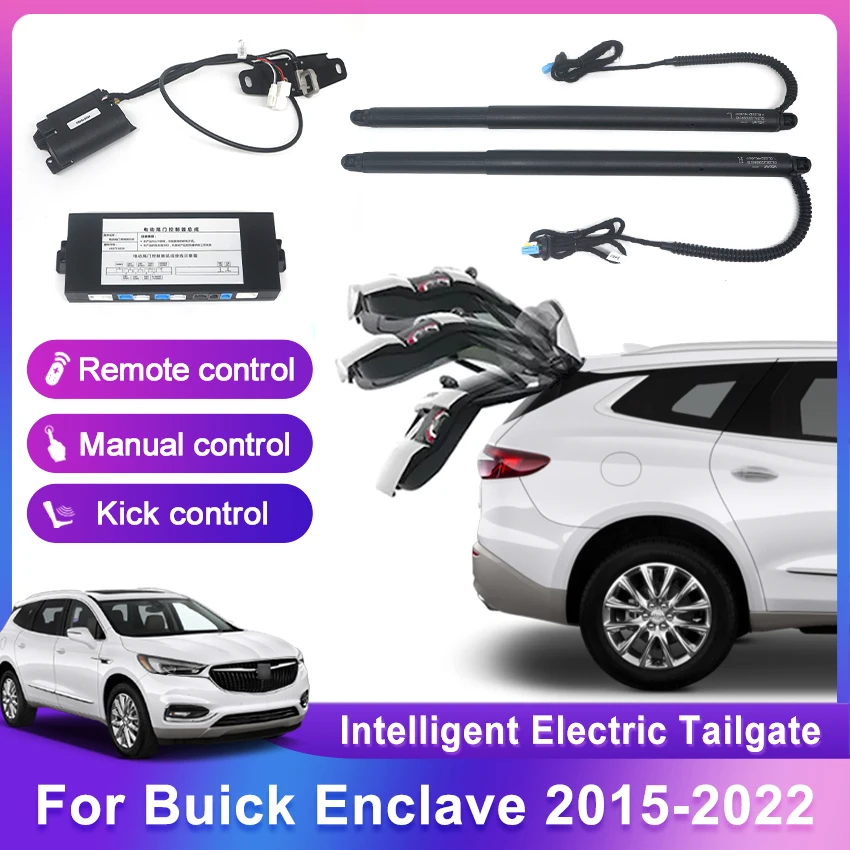 Car Electric Tailgate Auto Lift Car Electric Trunk Drive Door Close Kick Sensor Rear Door Power Kit For Buick Enclave 2015-2022