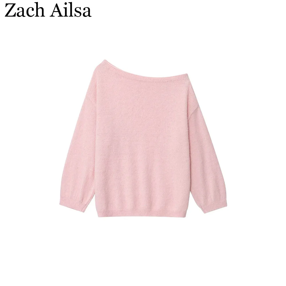 

Autumn New Product Women's Clothing French Gentle Style Soft Glutinous Knitted Shirt High Relaxation Loose Top