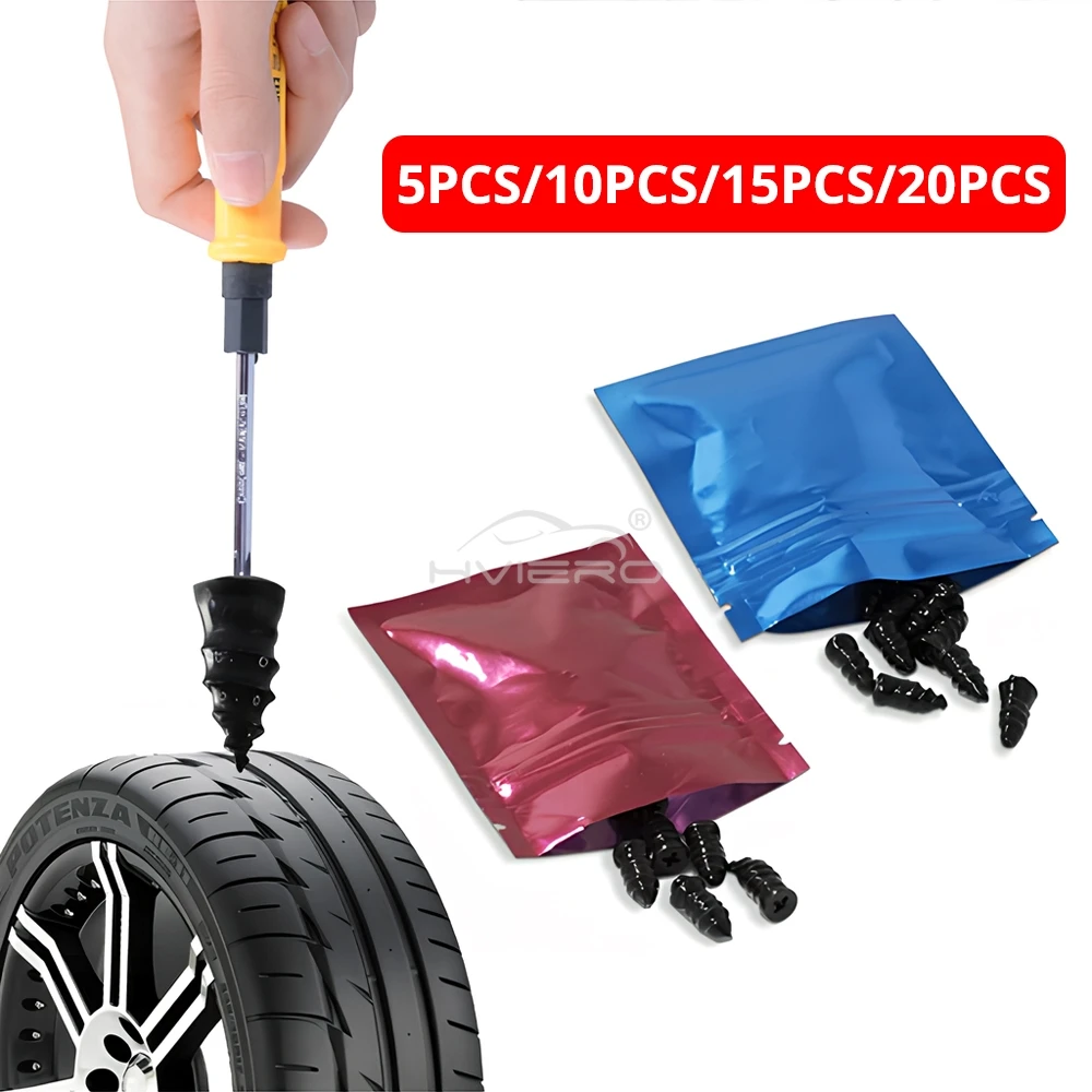 10/30X Tire Repair Nail Vacuum Kit Motorcycle Truck Hose Free Tool Set Rubber Film Auto Parts Care Crack Upkeep Accessories