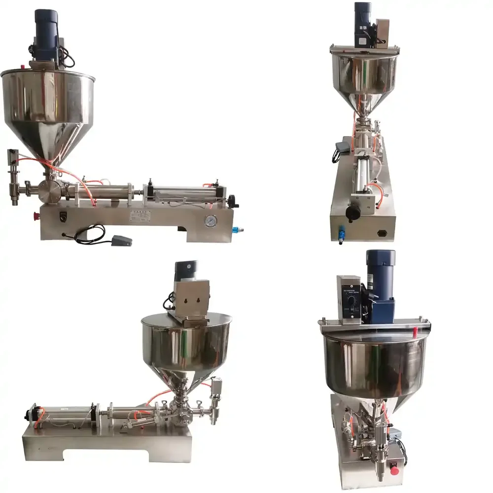 

AOC Mixng Shampoo Cream Small Bottle Honey Semi Automatic Horizontal Pneumatic Jam Liquid Paste Filling