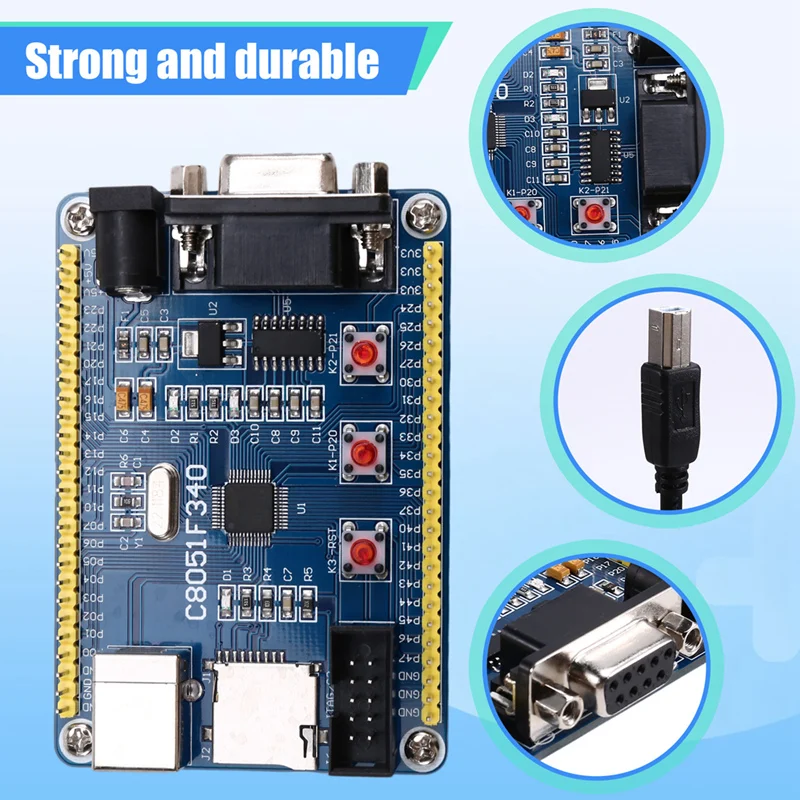 C8051F340 Microcontroller Development Board Core Board Learning Board System Board