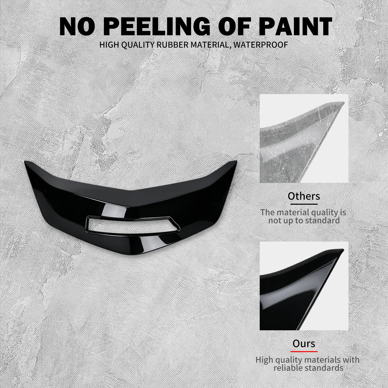 Motorcycle Front Fairing Head Cover Black/Chrome Decorative Trims Accessories For Honda Gold Wing GL1800 2018 2019 2020-2023