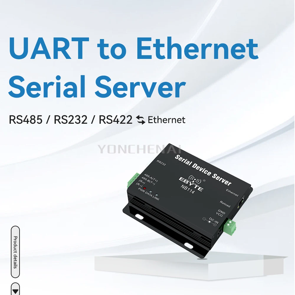 RS232 RS485 Serial to Ethernet Converter Serial Device Server Support TCP/IP Modbus RTU to TCP USR-TCP232-410s