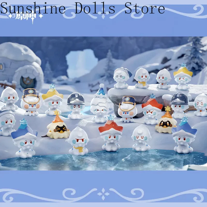 Game Genshin Impact Jack Frost Village Figurine Model Ornament Cosplay Original MIHOYO Anime Model Collection Halloween Gift