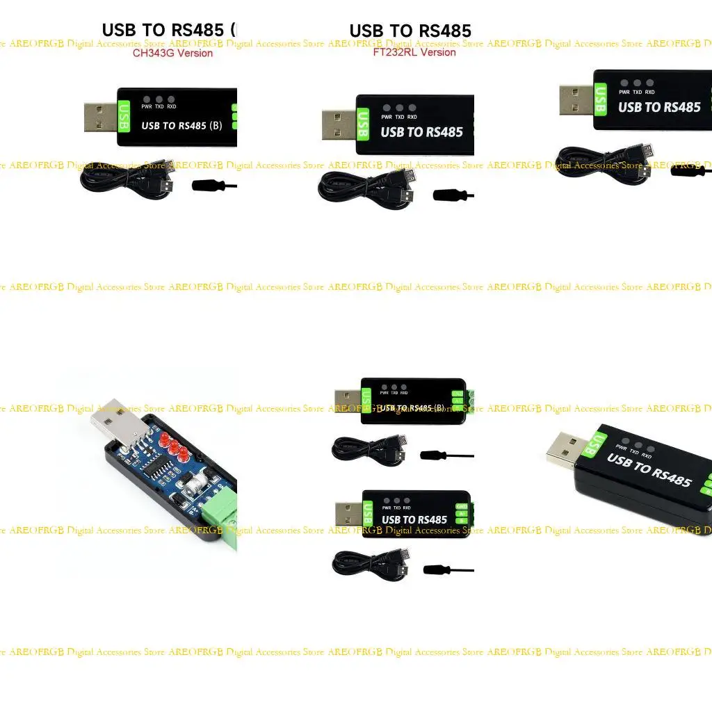 

E21E Waveshare USB в RS485 Серийный преобразователь RS485 Модуль связи 300-921600BPS встроенную схему защиты ESD.