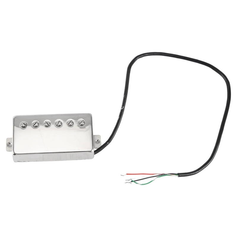 Alnico 5 Guitar Humbucker Pickup Set Chrome Bridge & Neck Pickups Compatible With For LP Guitar Spare Parts Accessories