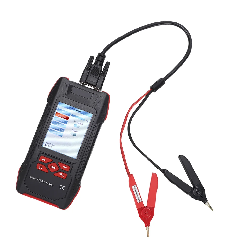 For Outdoor Testing MPPT Tester Solar Panel Analyzer Wide Voltage Range Support Multiple Safety Protections For Solar Panels
