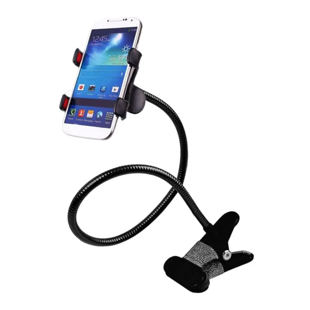 Practical Mobile Phone Holder  Clip Design Widely Compatible Lazy Bracket  Flexible Lazy Bed Desktop Bracket Mount