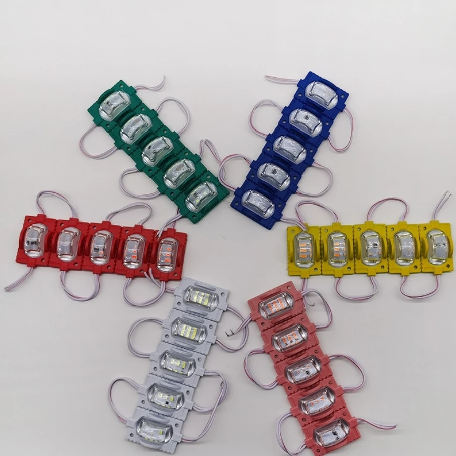 12V Waterproof 2835 LED Side Sign Signal Modules Side Marker Truck Trailer Car Bus Wheel Rail LED Module