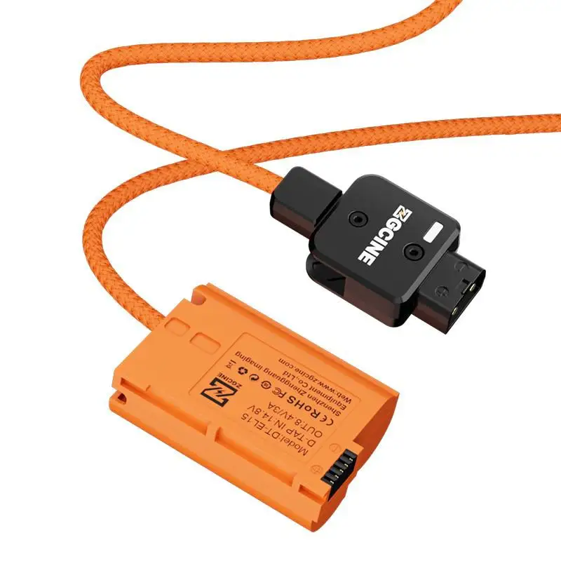 

Кабель-переходник ZGCINE D-Tap на EN-EL15 и USB-C PD на EN-EL15 для имитации батареи Nikon