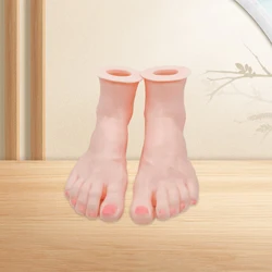 Foot Model Stand Women Mannequin Feet Display Sandals Shoes Sock Display for Short Stocking Retail Shop Ankle Bracelet Toe Rings