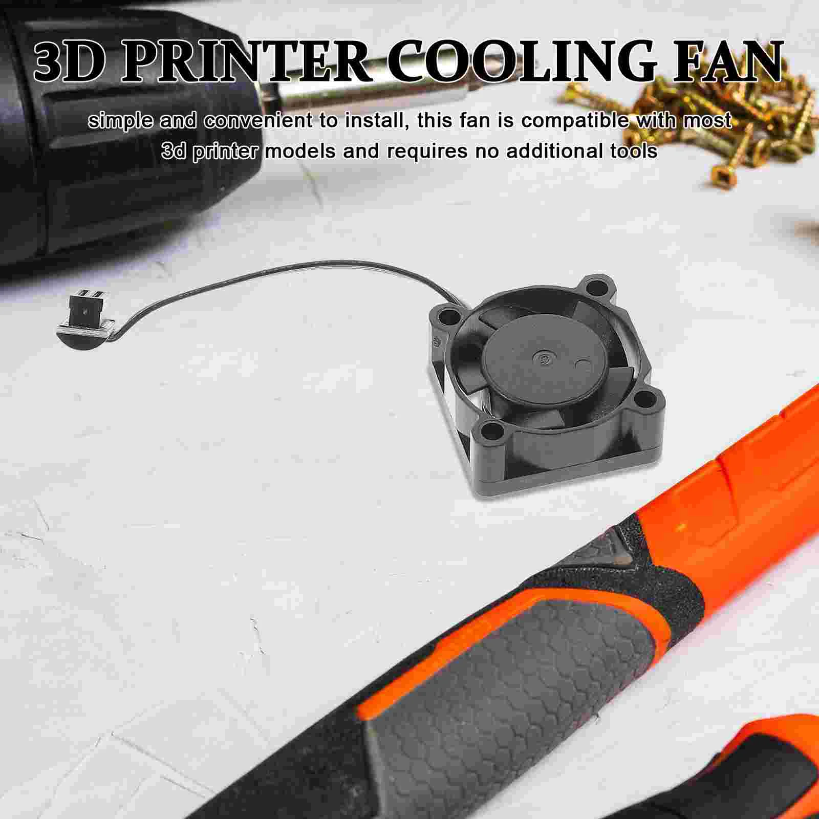 3d Printer Accessories Machine Cooling Fan Mini Part Heatsink Plastic Dc Universal Small Fitting Daily Use Replacement