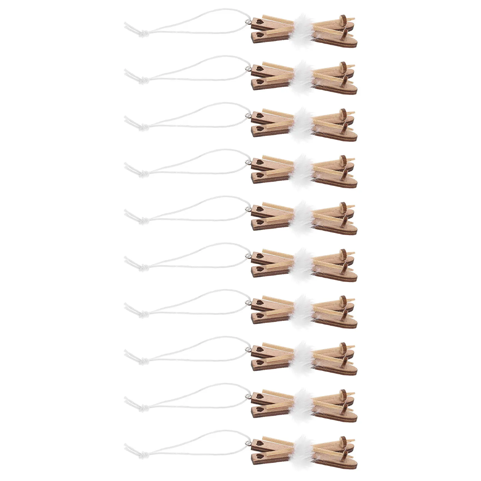 Christmas Tree Pendant Holiday Hanging Ornament Sleigh Charm Diy Decoration Trees