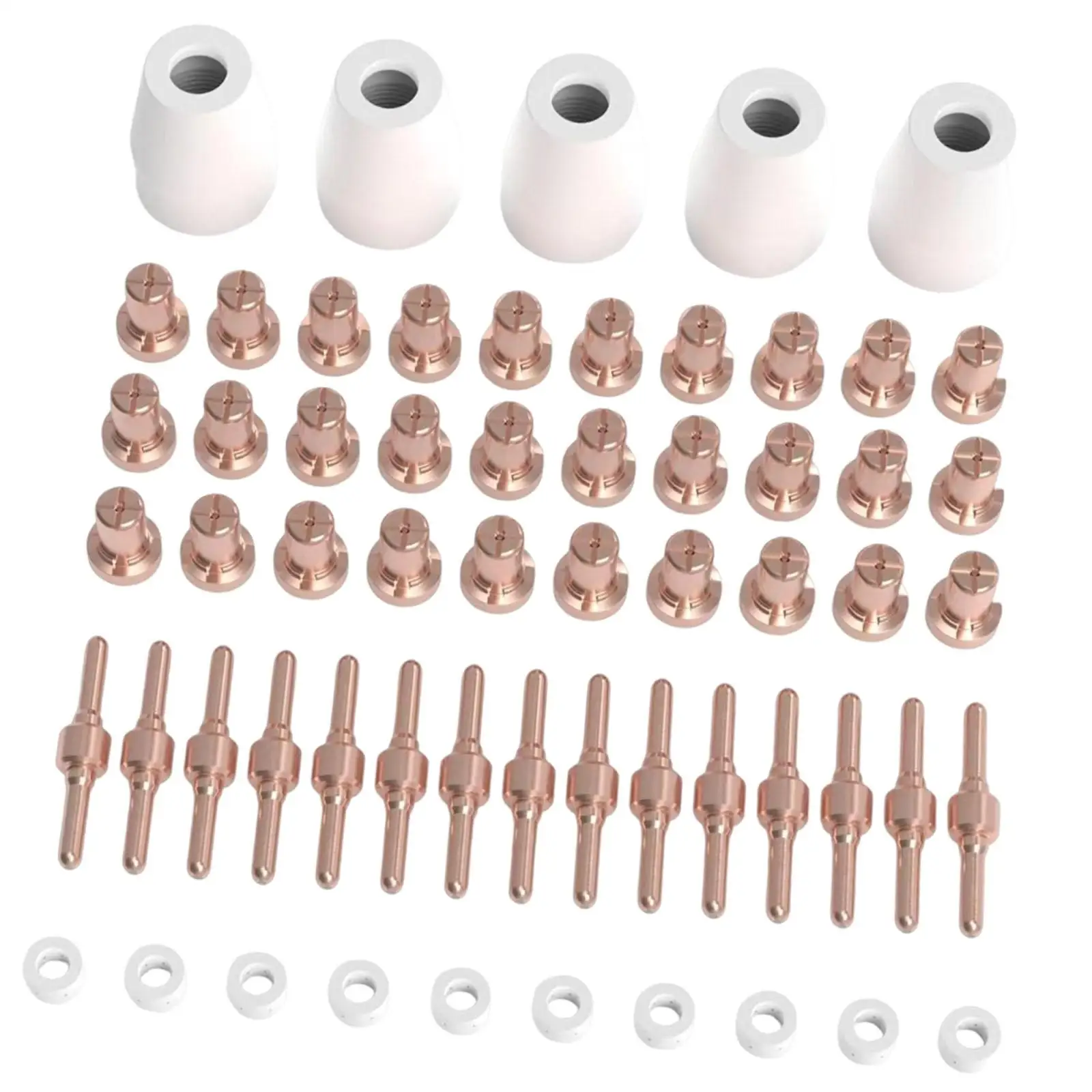 60x consumíveis de corte consumíveis de corte de ar acessórios de equipamentos de soldagem para Cut-40D ct518D ct416