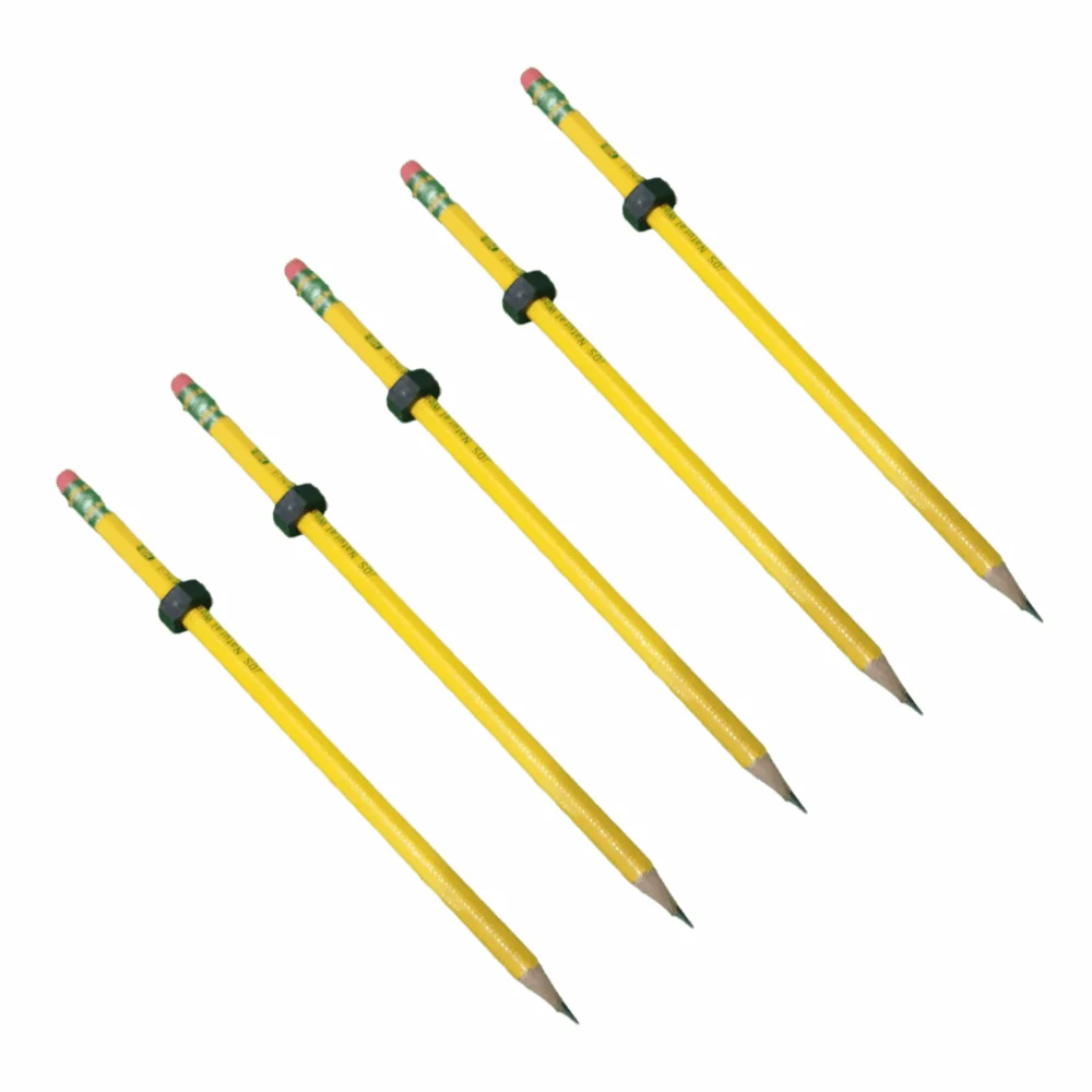 1/2/3/5Pcs Durable Stress Relief ADHD Pencil Enhances Focus Relieve Anxiety Rotating Pen Threaded Pencil for Autism