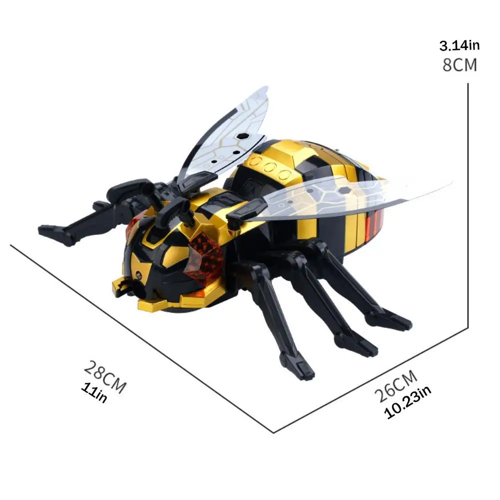 لعبة التحكم عن بعد رذاذ العنكبوت النحل الحشرات اللعب الكهربائية محاكاة RC روبوت التحكم عن بعد الحيوان لعبة أطفال هدية #6