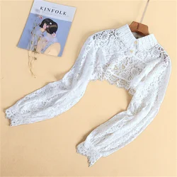 Fake Collar Ruffles Classic Women Cotton Lace Women Diamond Europe And The United States Retro