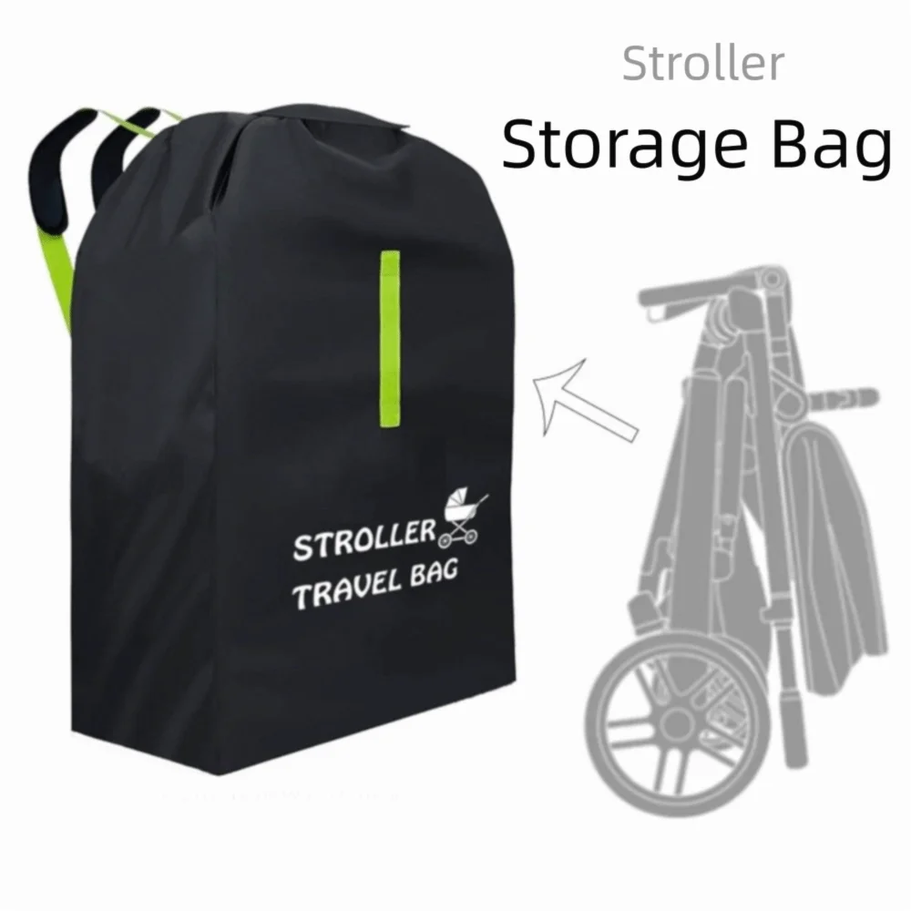 กระเป๋าเดินทางสำหรับรถเข็นเด็ก ดีไซน์น้ำหนักเบา พร้อมสายสะพายไหล่ ที่จับ และถุงกันฝุ่นอเนกประสงค์