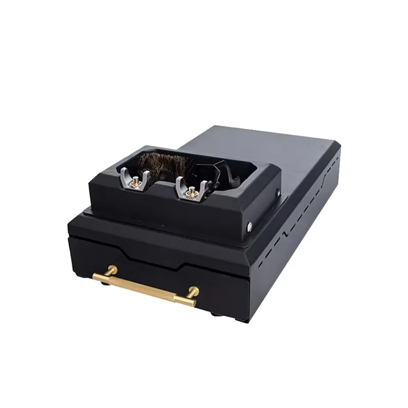 

Электрический очиститель чаши для порошка, коммерческий и бытовой стиль ящика, ведро для шлака большой емкости, легко разбираемый очиститель для кофе