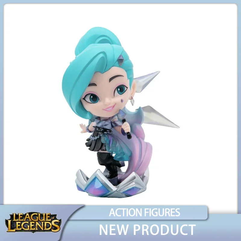 

Brand New Genuine LOL League of Legends KDA Seraphine Anime Action Figures Collectible Model Toys No Avatar