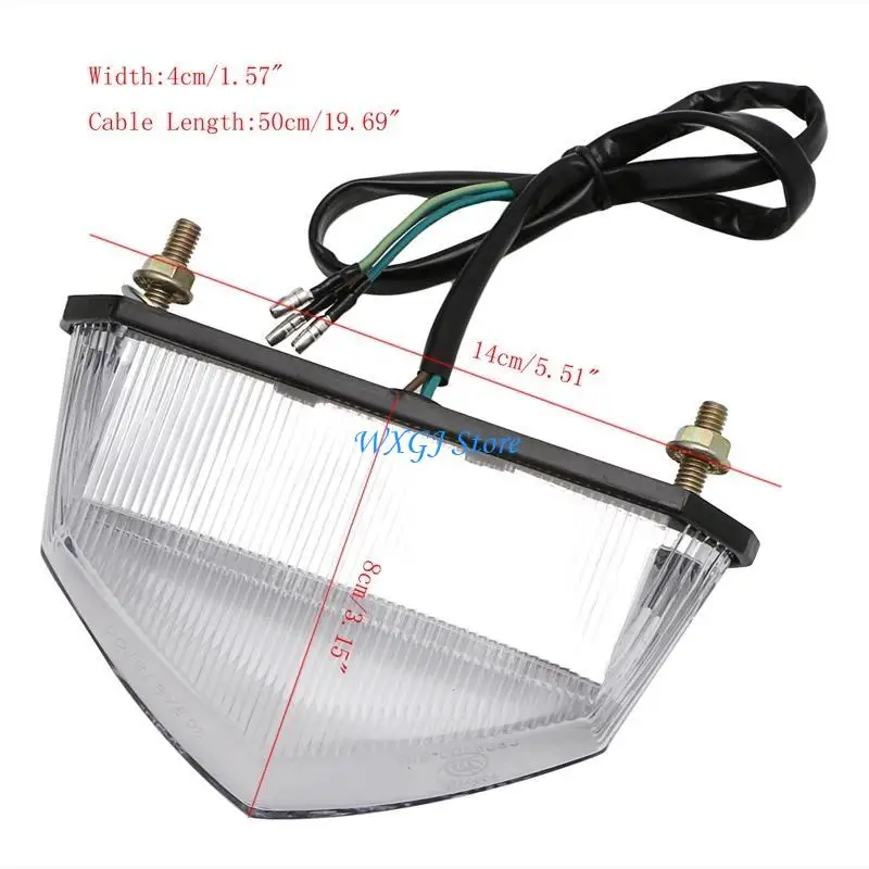 

37JE светодиодный задний фонарь для грязевой ямы мотоцикла, индикатор указателя поворота, номерной знак, стоп-сигнал