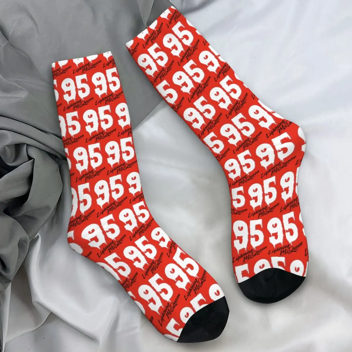 

Men's Socks Halloween Cars Spooky Lightning Mcqueen Cars Stockings Autumn Gothic Soft Breathable Socks Design Non Slip Socks